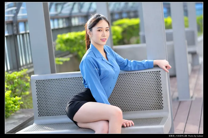 [Mzsock] NO.091 Zhang Yachun, Daan Forest, high heels and beautiful legs, outdoor shot street photography#[54P]-25