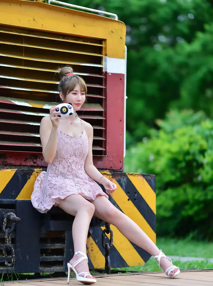 [Mzsock] NO.201 Chen Weiyu suspender dress with cool and beautiful legs street photography#[105P]-78